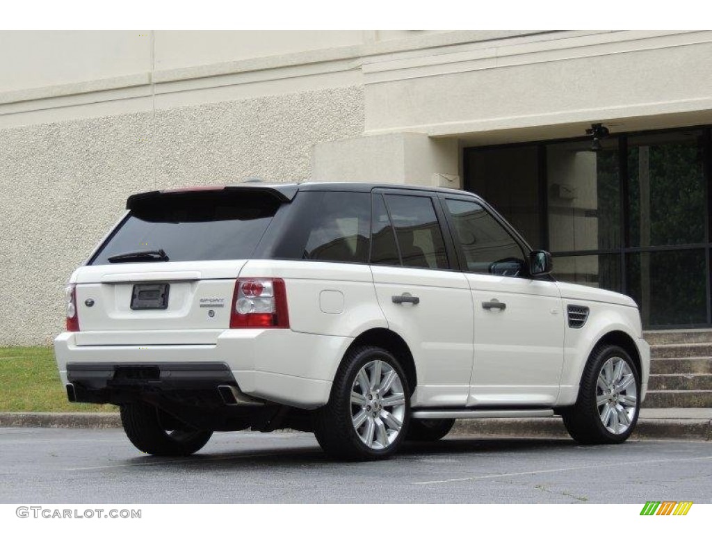 2009 Range Rover Sport Supercharged - Alaska White / Almond/Nutmeg photo #7
