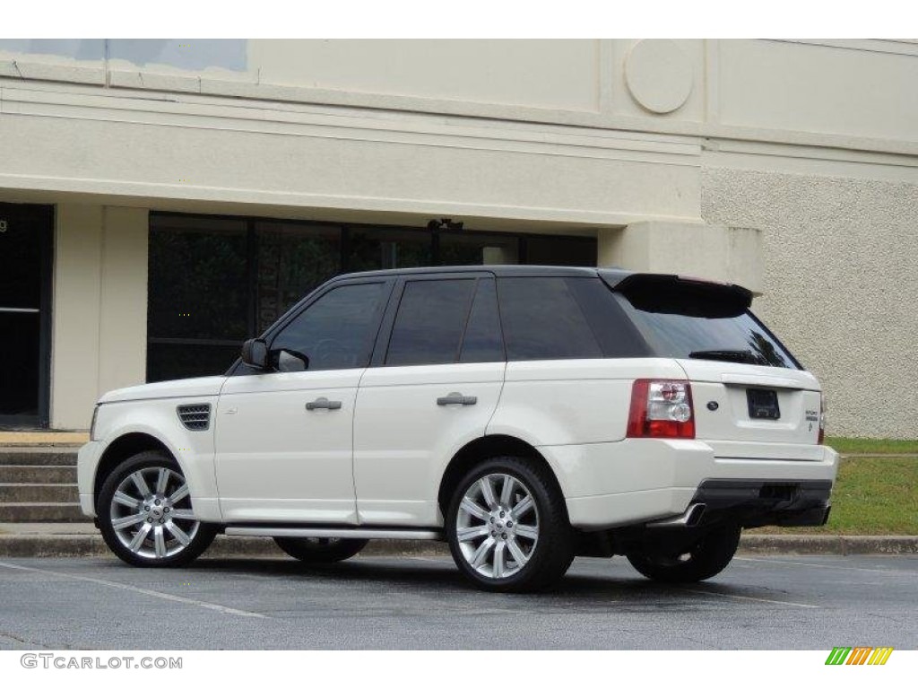 2009 Range Rover Sport Supercharged - Alaska White / Almond/Nutmeg photo #10
