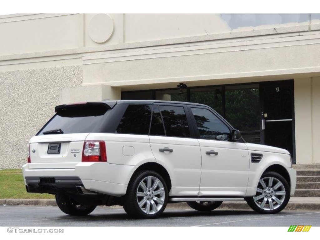 2009 Range Rover Sport Supercharged - Alaska White / Almond/Nutmeg photo #11