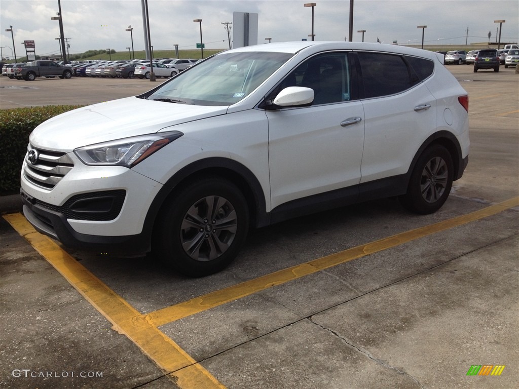 Frost White Pearl 2016 Hyundai Santa Fe Sport Standard Santa Fe Sport Model Exterior Photo #112326335