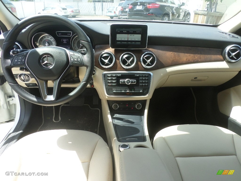 Beige Interior 2015 Mercedes-Benz GLA 250 4Matic Photo #112326474