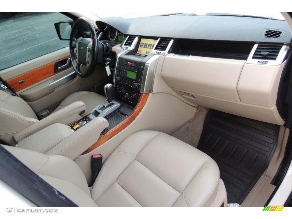 2009 Range Rover Sport Supercharged - Alaska White / Almond/Nutmeg photo #23