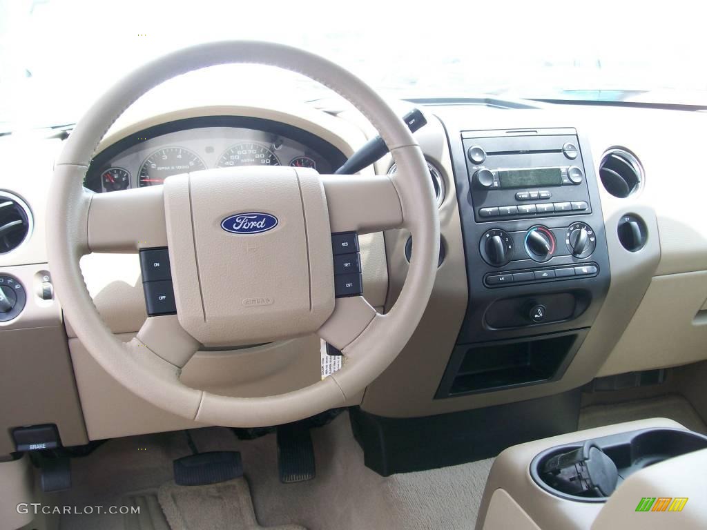 2006 F150 XLT SuperCab 4x4 - Arizona Beige Metallic / Tan photo #6