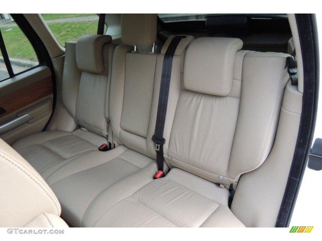 2009 Range Rover Sport Supercharged - Alaska White / Almond/Nutmeg photo #24