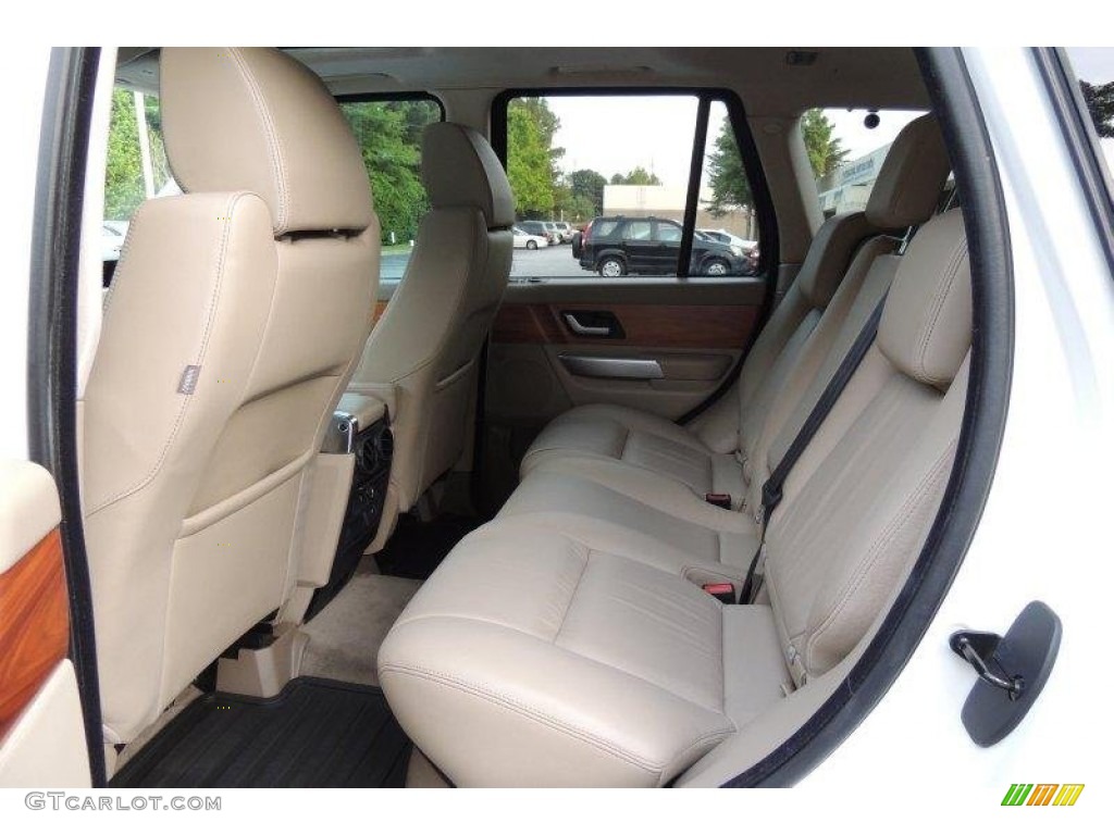 2009 Range Rover Sport Supercharged - Alaska White / Almond/Nutmeg photo #25