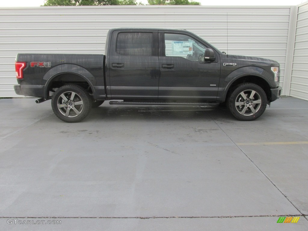 2016 F150 XLT SuperCrew 4x4 - Lithium Gray / Black photo #3