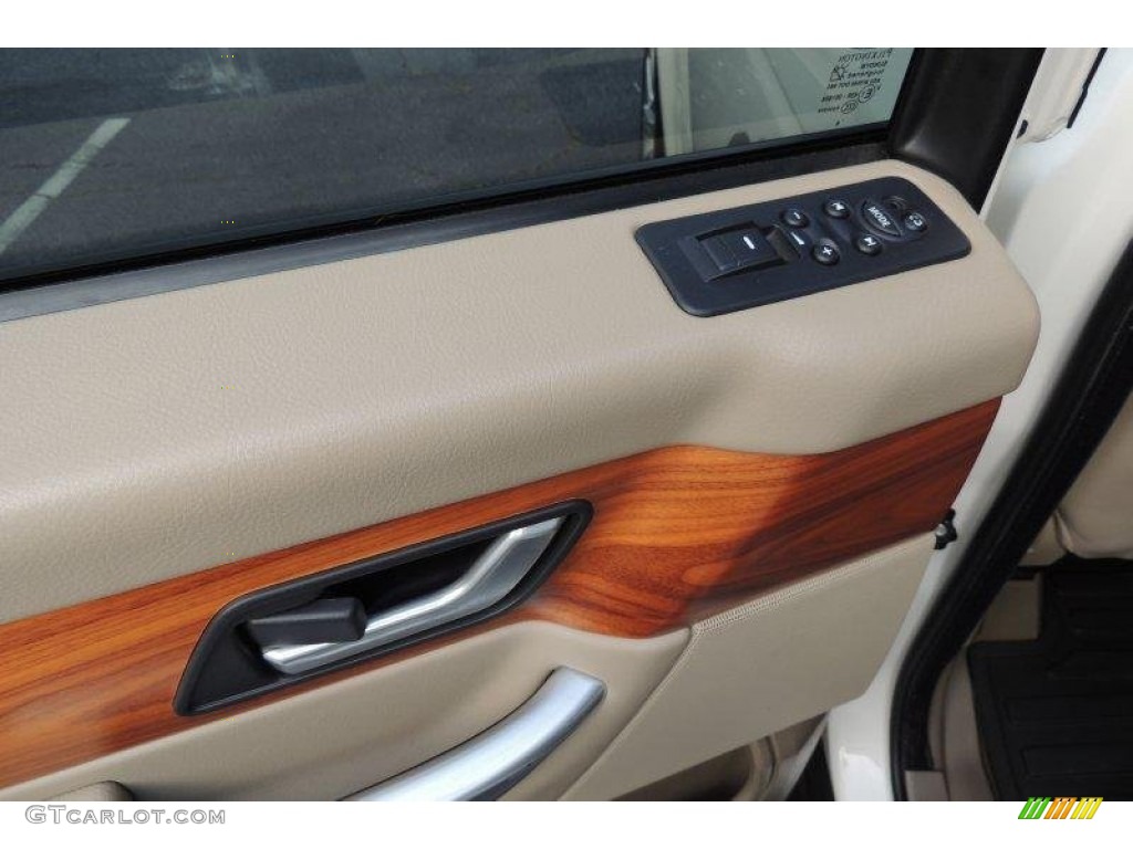 2009 Range Rover Sport Supercharged - Alaska White / Almond/Nutmeg photo #30