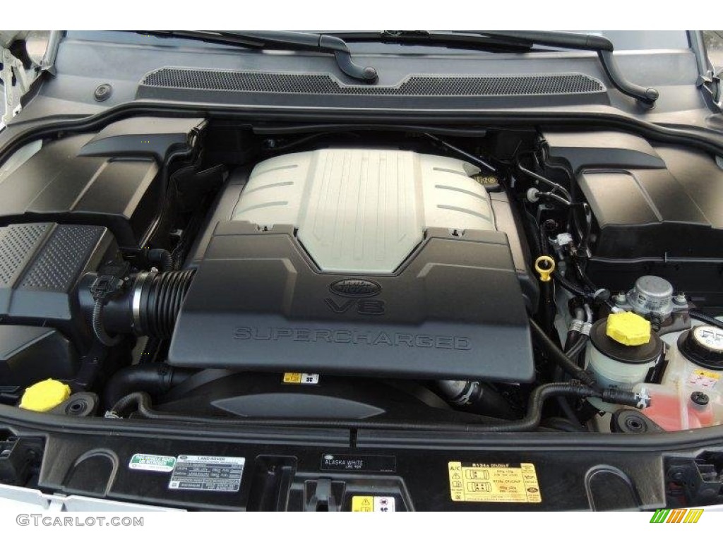 2009 Range Rover Sport Supercharged - Alaska White / Almond/Nutmeg photo #33