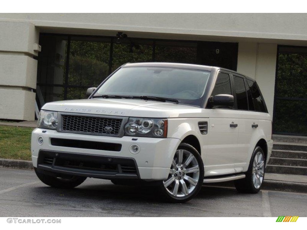 2009 Range Rover Sport Supercharged - Alaska White / Almond/Nutmeg photo #34