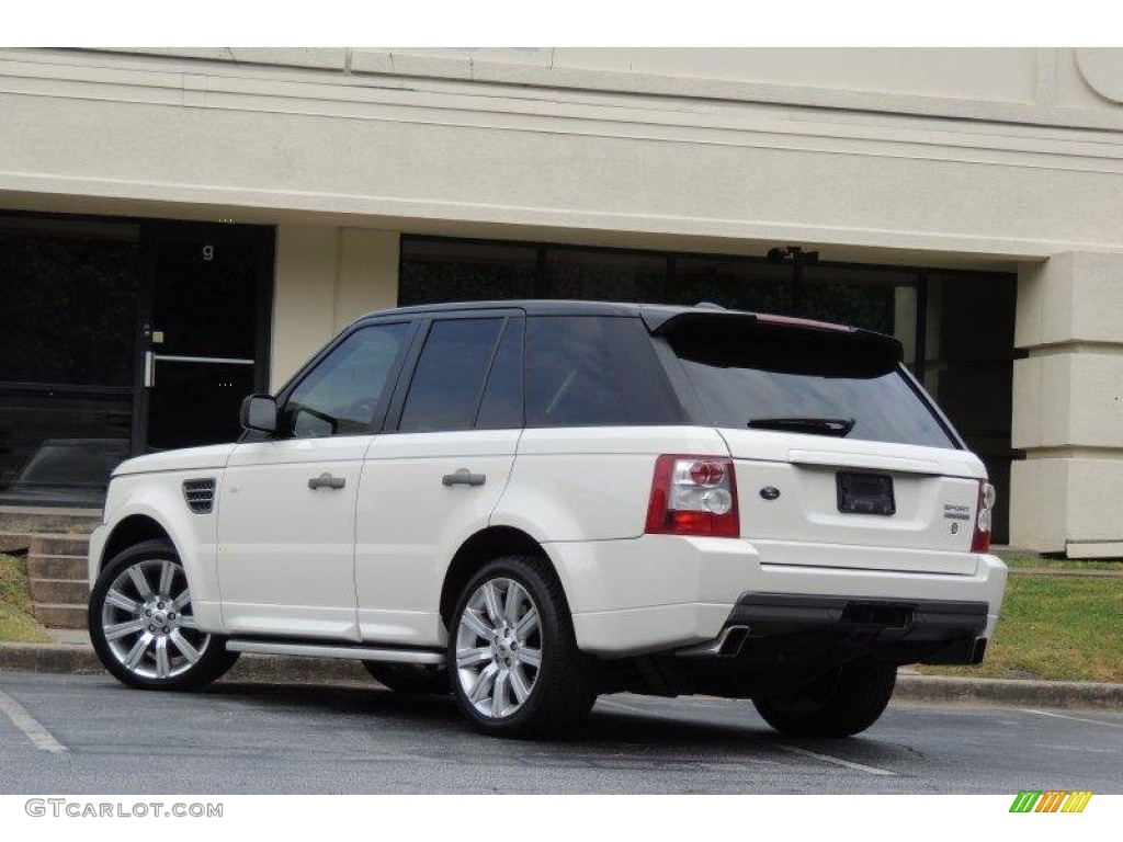 2009 Range Rover Sport Supercharged - Alaska White / Almond/Nutmeg photo #35