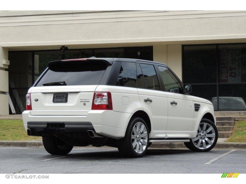 2009 Range Rover Sport Supercharged - Alaska White / Almond/Nutmeg photo #37