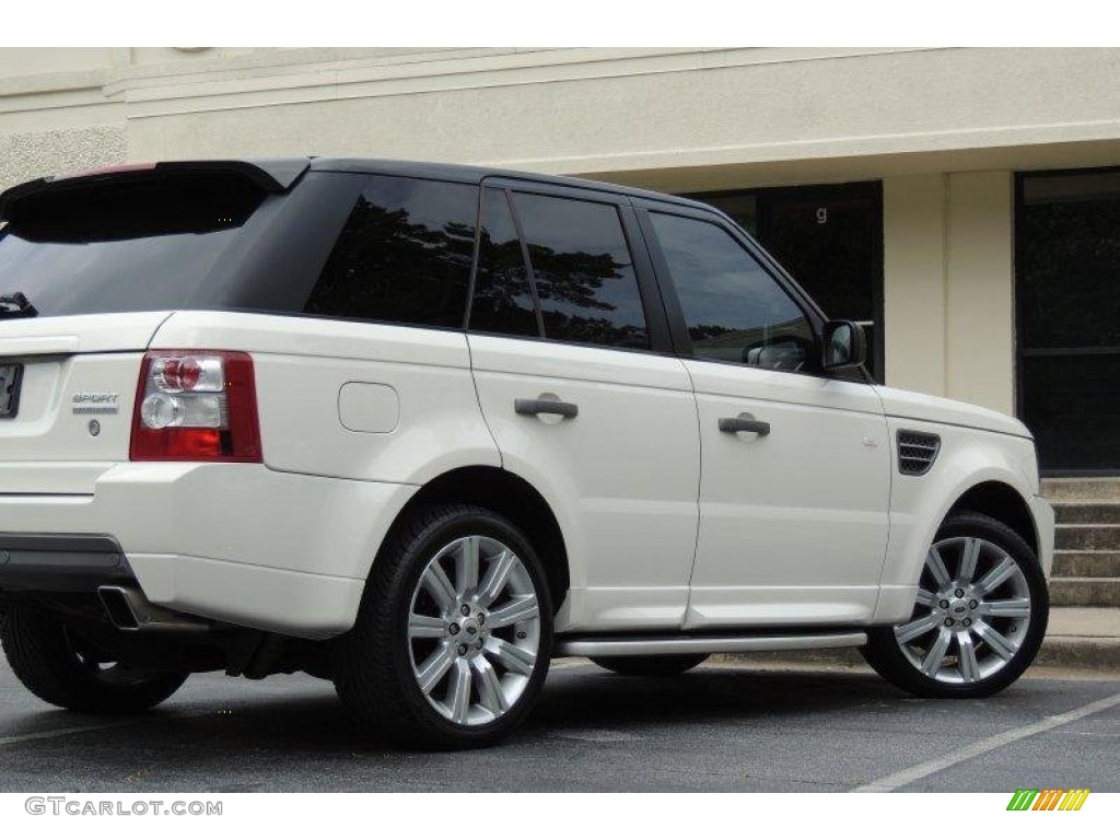 2009 Range Rover Sport Supercharged - Alaska White / Almond/Nutmeg photo #39