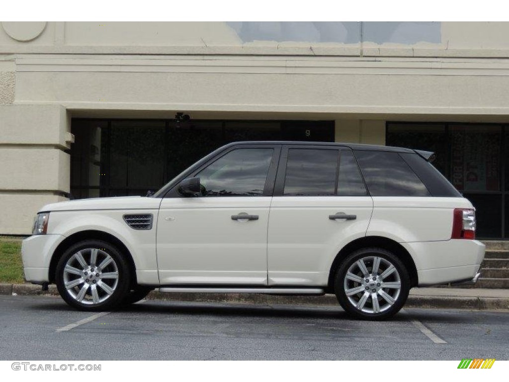 2009 Range Rover Sport Supercharged - Alaska White / Almond/Nutmeg photo #40
