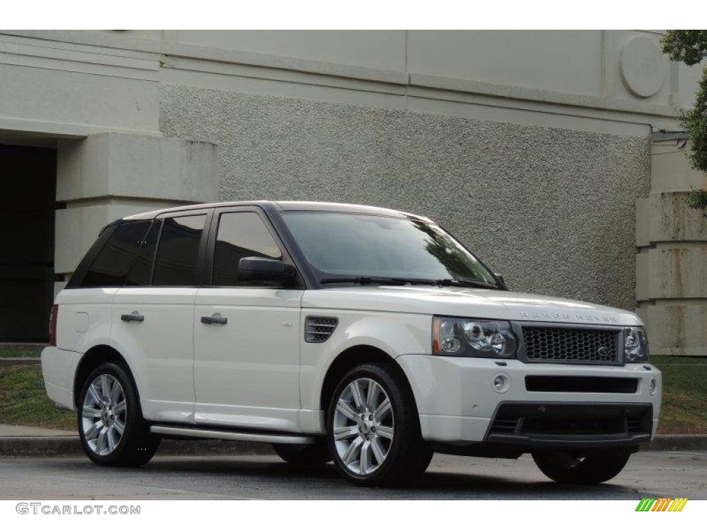 2009 Range Rover Sport Supercharged - Alaska White / Almond/Nutmeg photo #41