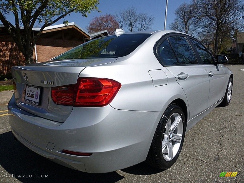 2013 3 Series 328i xDrive Sedan - Glacier Silver Metallic / Black photo #5