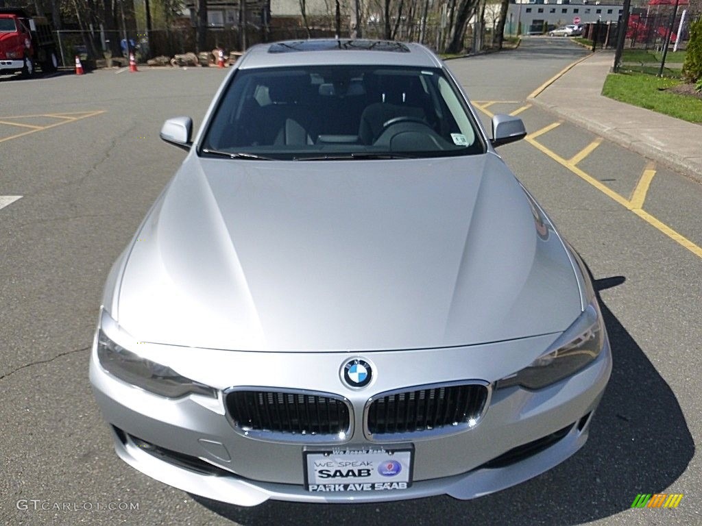 2013 3 Series 328i xDrive Sedan - Glacier Silver Metallic / Black photo #9