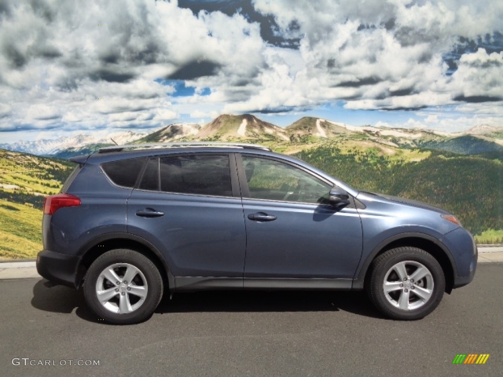 2013 RAV4 XLE AWD - Shoreline Blue Pearl / Black photo #1