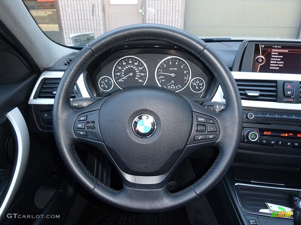 2013 3 Series 328i xDrive Sedan - Glacier Silver Metallic / Black photo #25