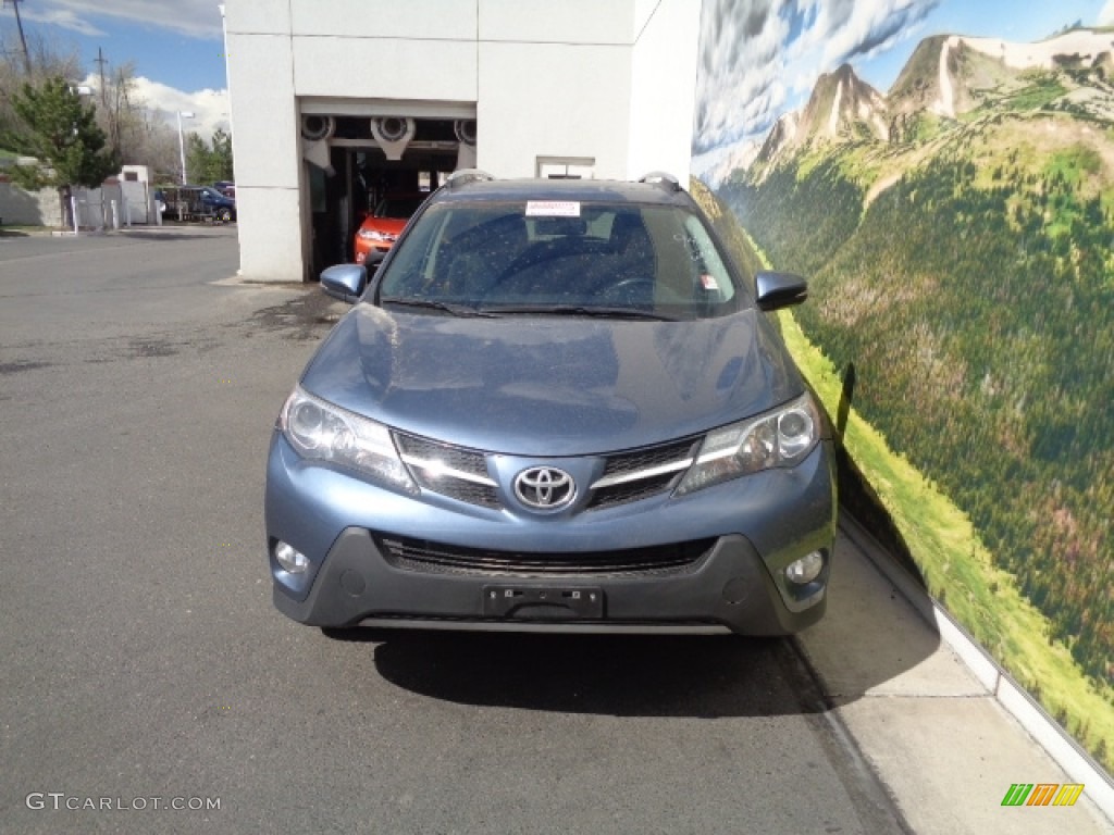 2013 RAV4 XLE AWD - Shoreline Blue Pearl / Black photo #3