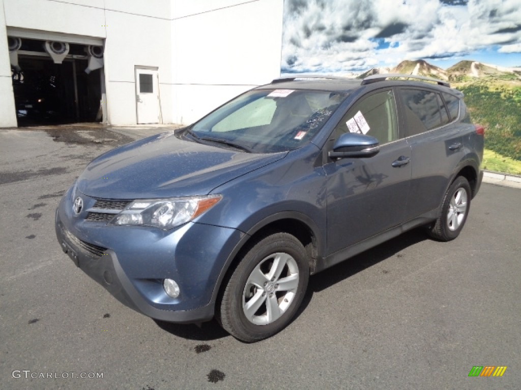 2013 RAV4 XLE AWD - Shoreline Blue Pearl / Black photo #4