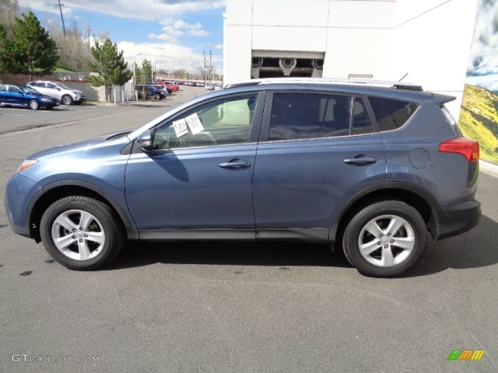 2013 RAV4 XLE AWD - Shoreline Blue Pearl / Black photo #5