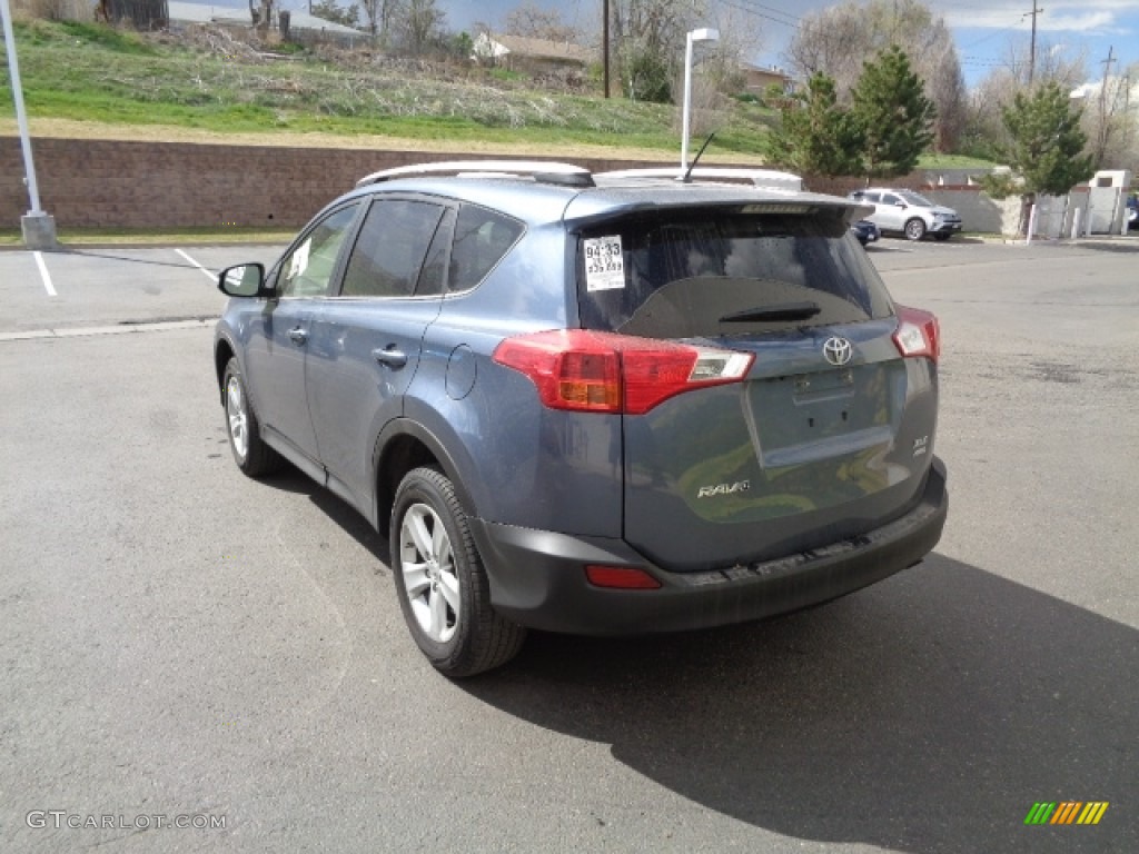 2013 RAV4 XLE AWD - Shoreline Blue Pearl / Black photo #6