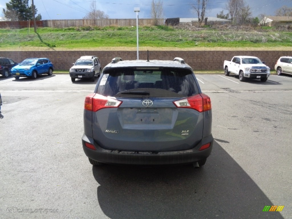 2013 RAV4 XLE AWD - Shoreline Blue Pearl / Black photo #7