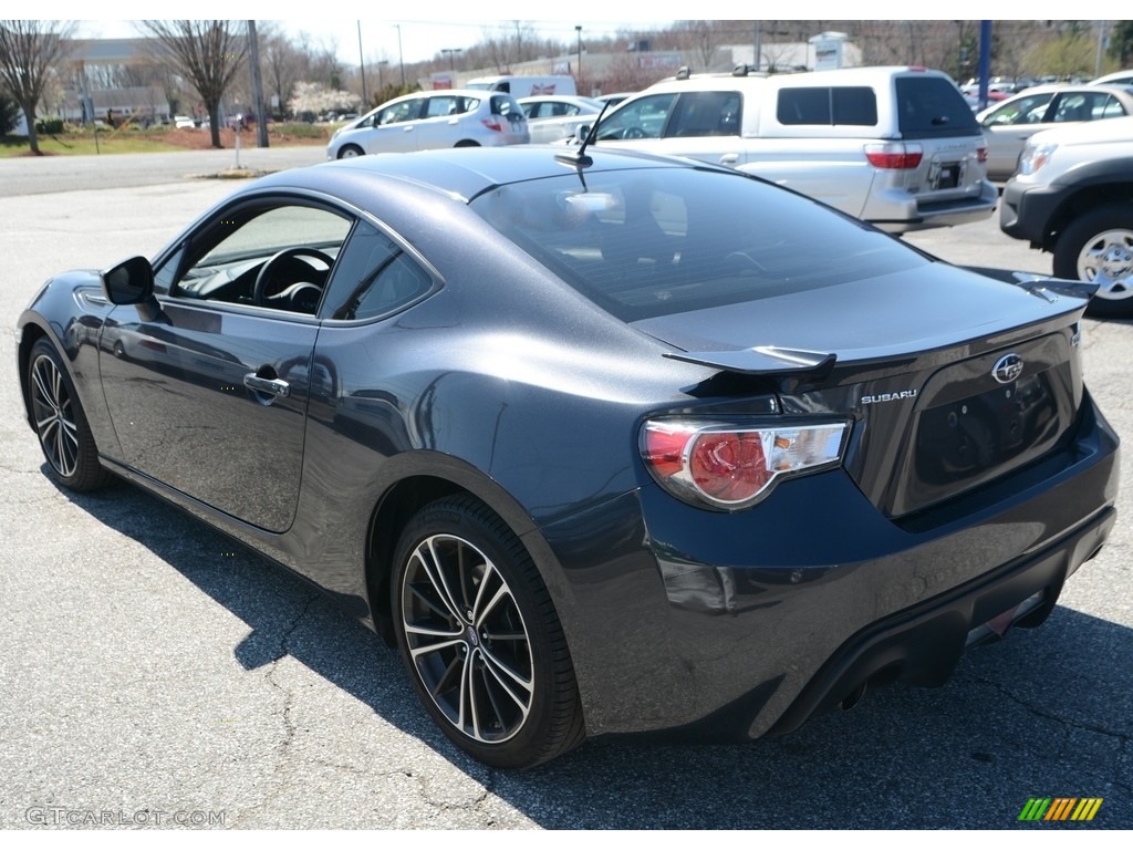 2013 BRZ Limited - Dark Grey Metallic / Black Leather/Alcantara photo #10