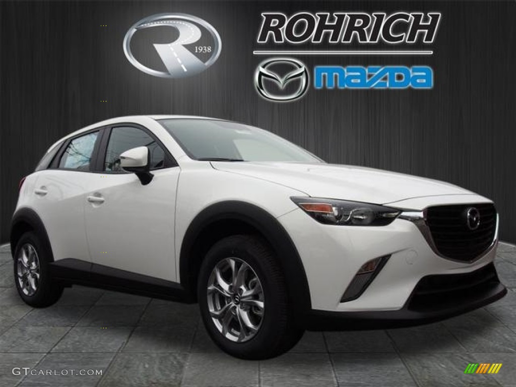 Crystal White Pearl Mazda CX-3