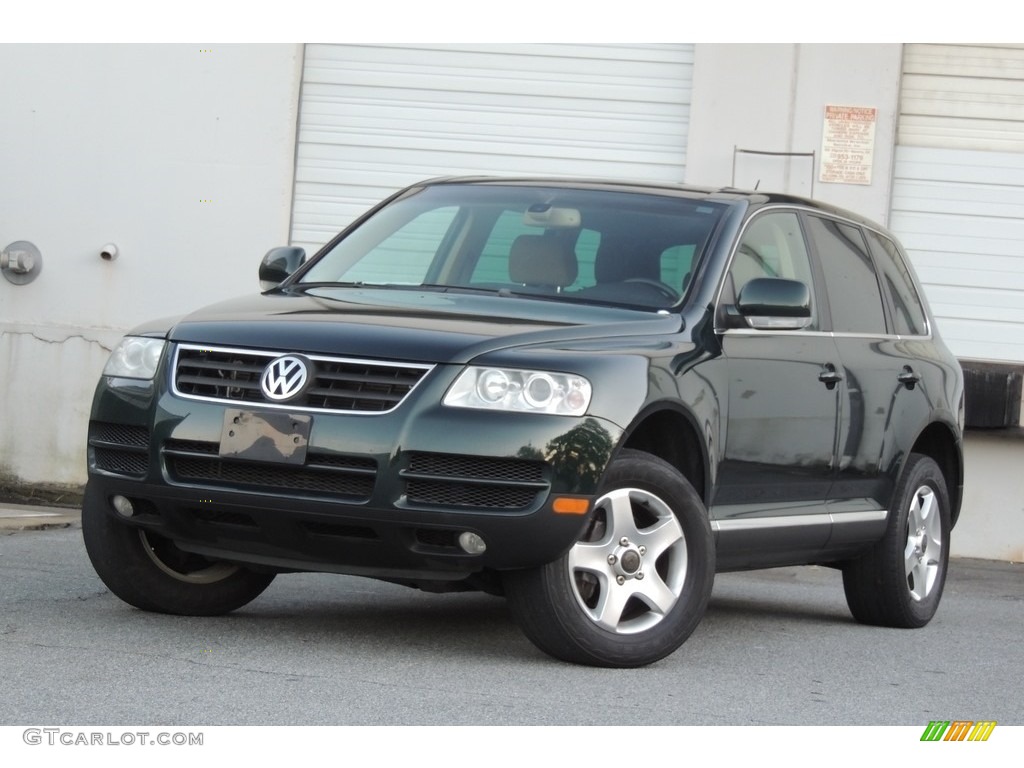 2006 Touareg V6 - Venetian Green / Pure Beige photo #2