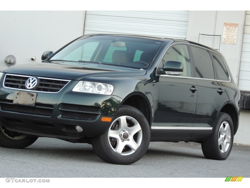 2006 Touareg V6 - Venetian Green / Pure Beige photo #3