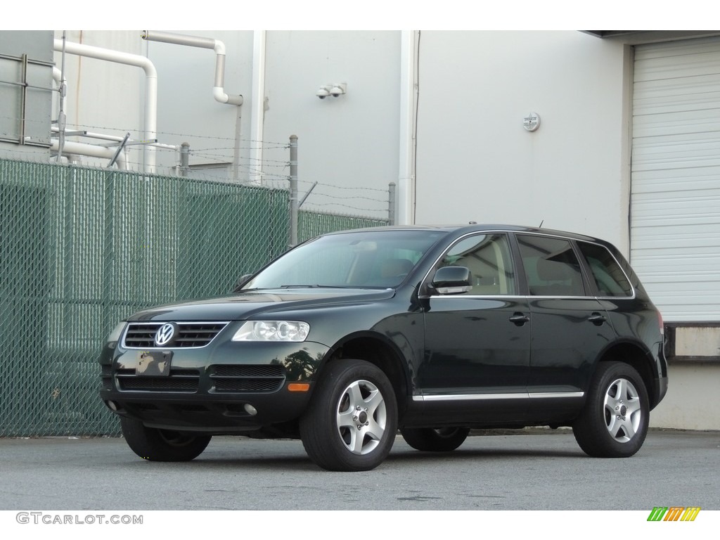 2006 Touareg V6 - Venetian Green / Pure Beige photo #4