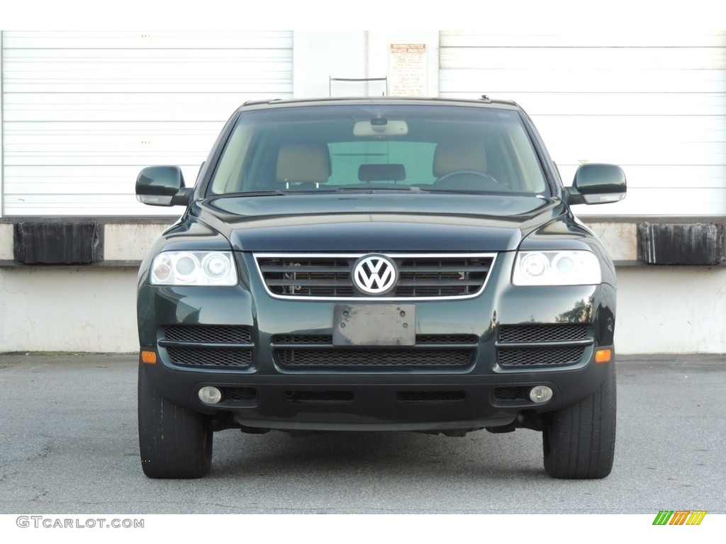 2006 Touareg V6 - Venetian Green / Pure Beige photo #6