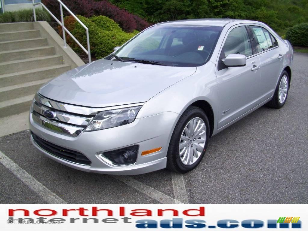 2010 Fusion Hybrid - Brilliant Silver Metallic / Charcoal Black photo #7