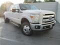 2016 White Platinum Metallic Ford F350 Super Duty Lariat Crew Cab 4x4 DRW #112317068