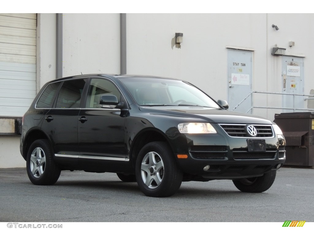 2006 Touareg V6 - Venetian Green / Pure Beige photo #27