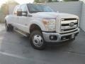 White Platinum Metallic - F350 Super Duty Lariat Crew Cab 4x4 DRW Photo No. 2