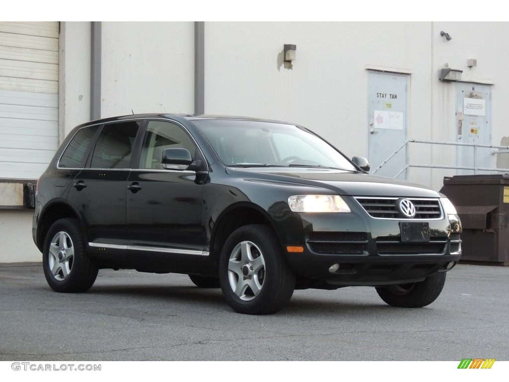 2006 Touareg V6 - Venetian Green / Pure Beige photo #28