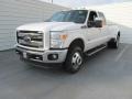 White Platinum Metallic - F350 Super Duty Lariat Crew Cab 4x4 DRW Photo No. 7