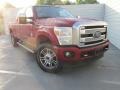 2016 Ruby Red Metallic Ford F250 Super Duty Platinum Crew Cab 4x4  photo #1