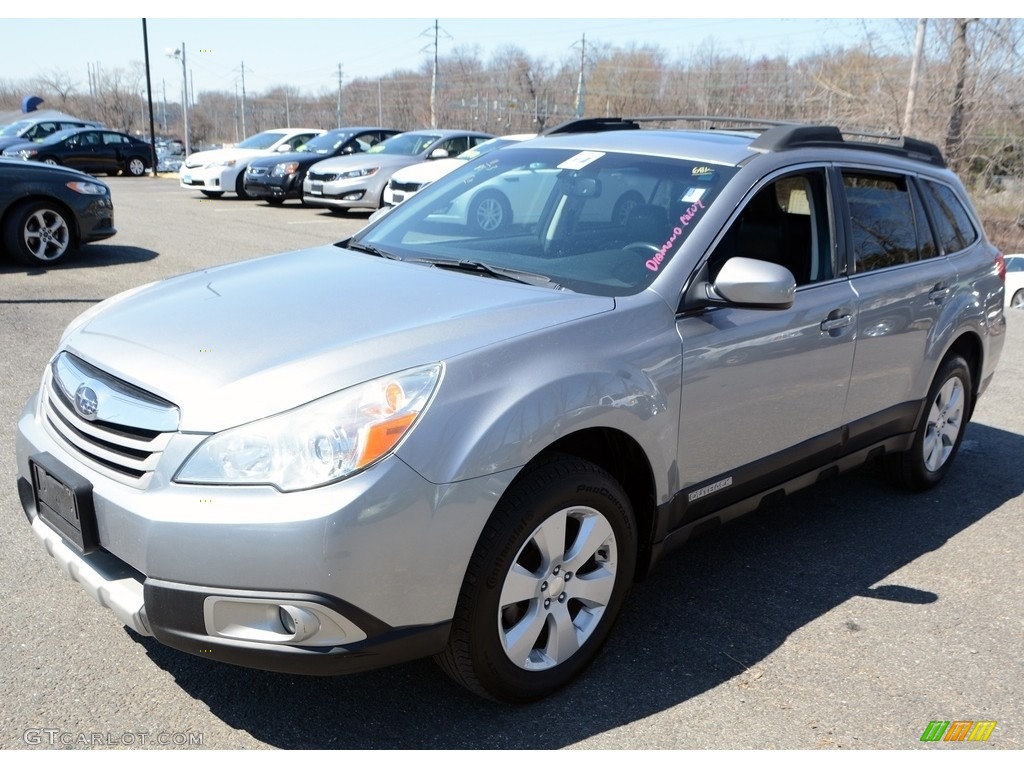 2011 Outback 2.5i Limited Wagon - Steel Silver Metallic / Off Black photo #3