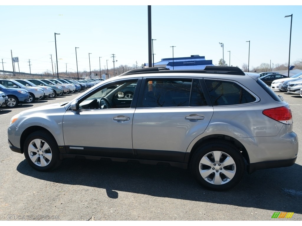 2011 Outback 2.5i Limited Wagon - Steel Silver Metallic / Off Black photo #11