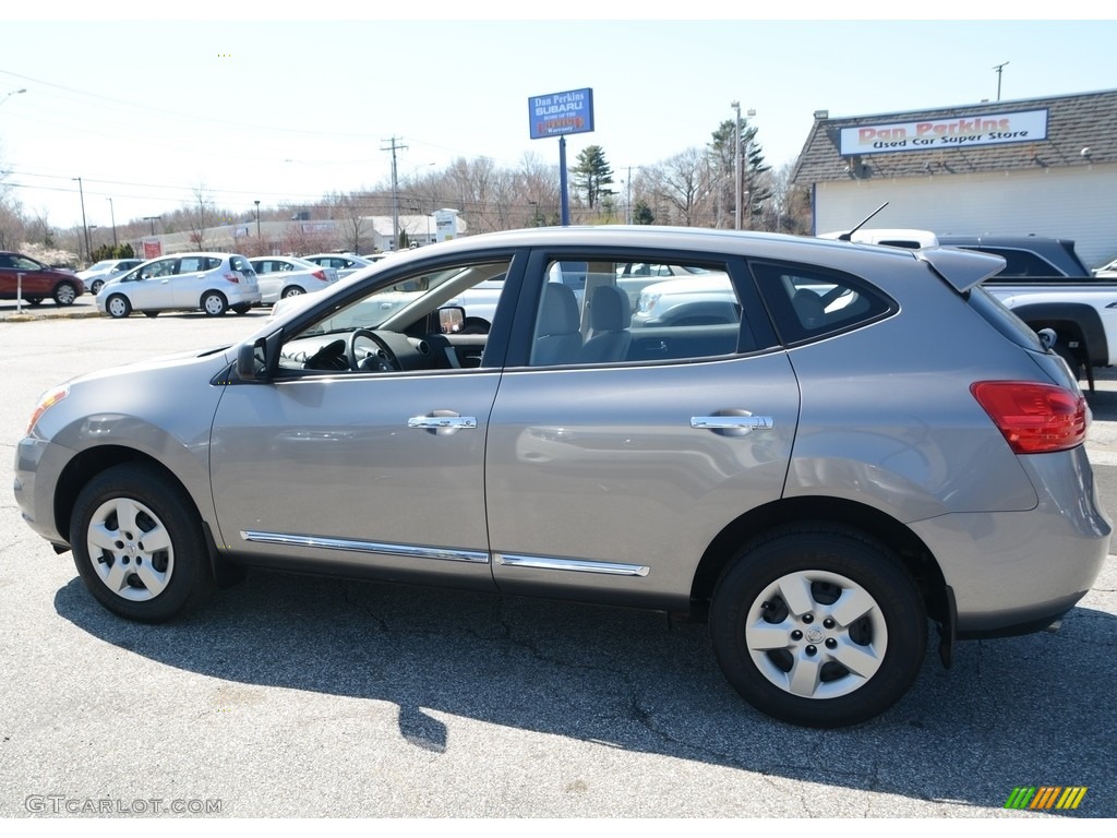 2012 Rogue S AWD - Platinum Graphite / Gray photo #11