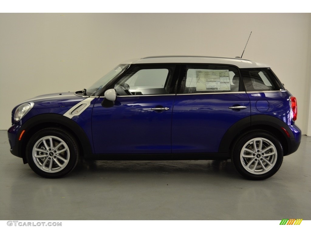 2016 Countryman Cooper - Starlight Blue Metallic / Carbon Black photo #3