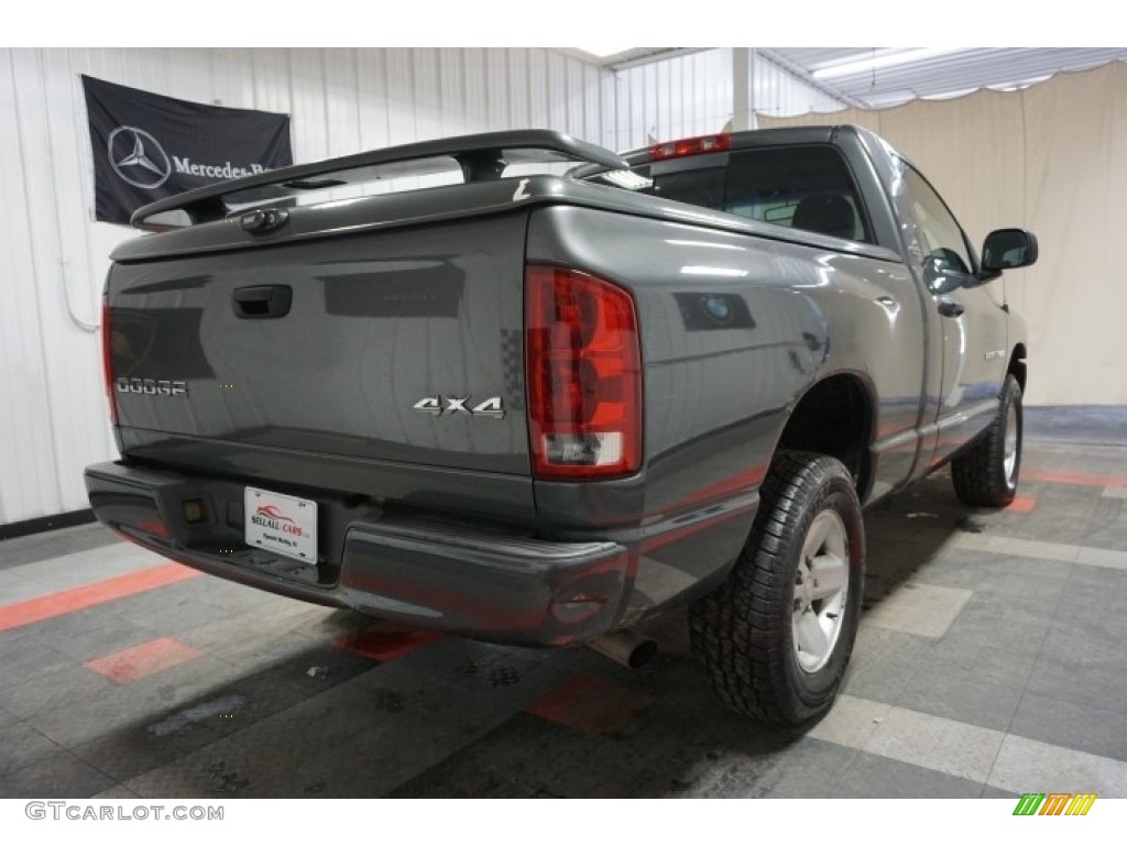 2002 Ram 1500 SLT Regular Cab 4x4 - Graphite Metallic / Dark Slate Gray photo #8