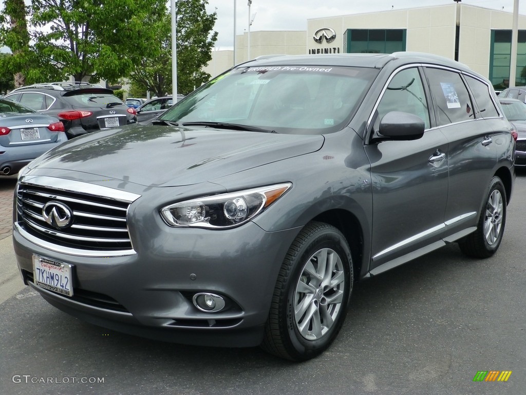 2015 QX60 3.5 AWD - Graphite Shadow / Graphite photo #16