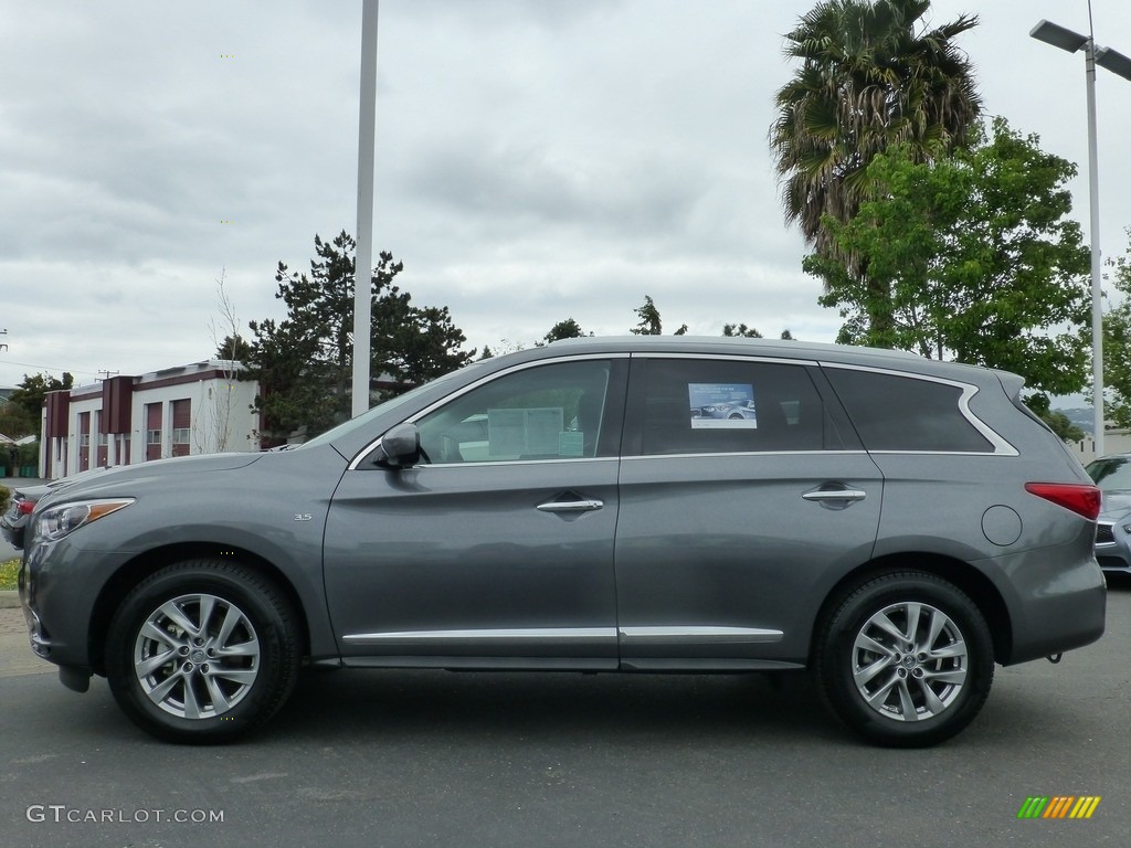 2015 QX60 3.5 AWD - Graphite Shadow / Graphite photo #17