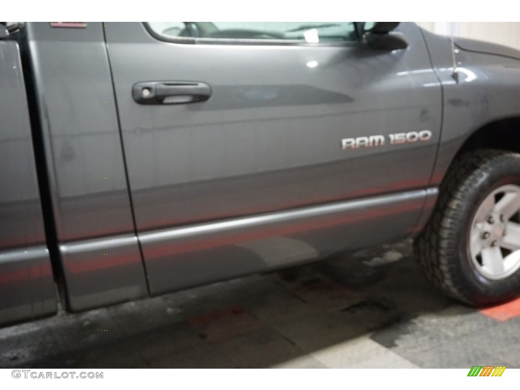 2002 Ram 1500 SLT Regular Cab 4x4 - Graphite Metallic / Dark Slate Gray photo #51