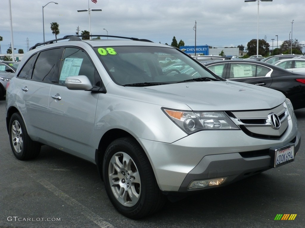 2008 MDX Technology - Billet Silver Metallic / Ebony photo #1