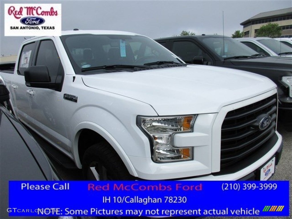2016 F150 XLT SuperCrew 4x4 - Oxford White / Black photo #1